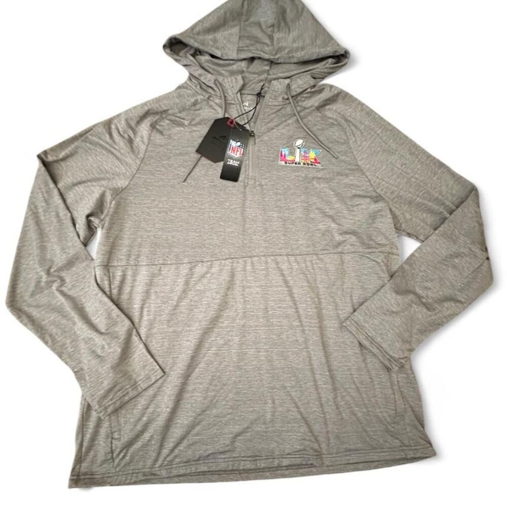 Antigua-apparel Men's Grey Hoodie